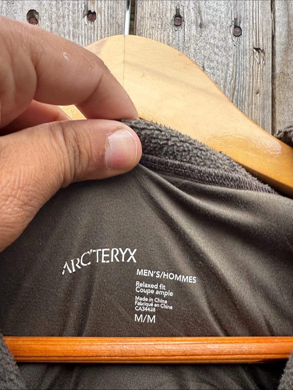 Arc'teryx Men's Hooded Fleece Jacket - Olive Green/Gray